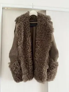 【未使用タグ付／定価24.2万円】　BLANCHA　TEDDYムートンコート 未使用タグ付／定価24.2万円】 BLANCHA TEDDYムートンコート 未