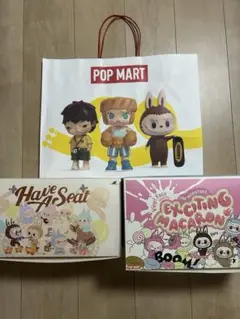ポップマート　空箱×2,ショップ袋