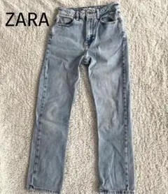 ZARA ストレートデニム 34/24 ライトブルーのサムネイル
