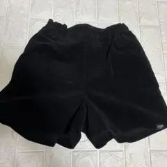 キッズ　ハーフパンツ　ブラック　140