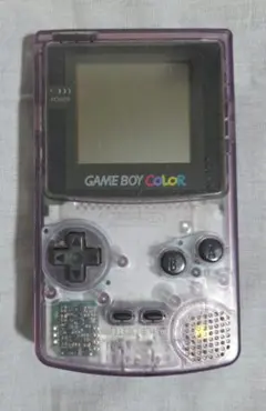 【動作品】ゲームボーイカラー 本体 クリアパープル