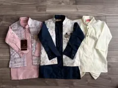 インドの子供用フォーマルウェア 3セット