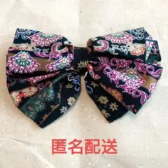 花柄リボンバレッタ ヘアアクセサリー