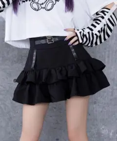 Amilige　コルセット風フリルスカート