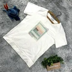訳アリ BAYFLOW ベイフロー プリントTシャツ F ホワイトのサムネイル
