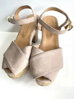 MAJESTIC LEGON サンダル 高ヒール11㎝ベージュ クロスバンド Sのサムネイル