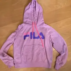 FILA ピンク スウェットパーカー S 長袖　フード付きY2K archiveのサムネイル
