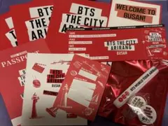 BTS THE CITY ARIRANG BUSAN ピンバッジ　ステッカーなど