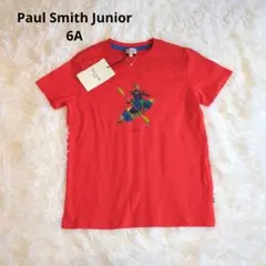 【新品未使用】Paul Smith Junior レッド Tシャツ 6A