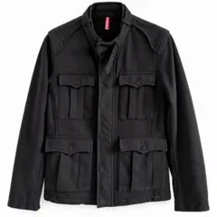 ミリタリー スウェット サファリジャケット カバーオール コート M-65