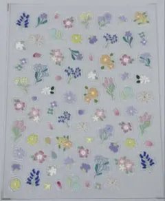 ネイルシール　花柄