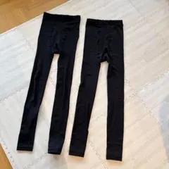 マタニティ 黒 レギンス 2点セット
