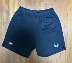 Butterfly 卓球 ゲームパンツ ユニセックス L JTTA公認 ブラック