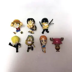 【値下げ！】ワンピース マグネット フィギュア 7点 レトロ 2002年