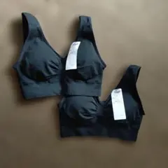 ブラックブラジャー Mサイズ　2枚セット