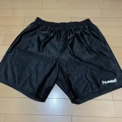 hummel ブラック　ゲームパンツ