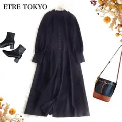 未使用タグ付き☆ETRE TOKYO ボリュームロングワンピース　定価2.5万 未使用タグ付き☆ETRE TOKYO ボリュームロングワンピース 定価