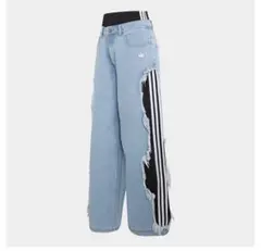 Adidas ADILLENUM 27サイズ デニムパンツ ブルー JY4515 - メルカリ