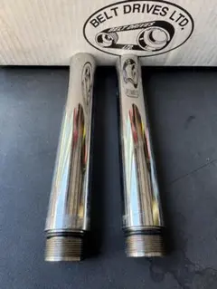 値下げ✡ハーレー　39mm　フォークジョイント５インチオーバー　シルバー✡ ハーレー 39mmフォークエクステンション ロングフォーク 5インチ