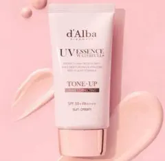 【新品】ダルバ ウォータフル トーンアップサンクリーム 50ml ピンク