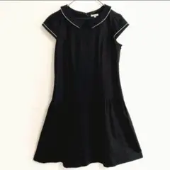 <美品> TOCCA トッカ　膝丈ワンピース　黒のサムネイル