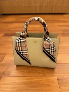 Burberry ハンド ショルダー バッグ ベージュ 2wayのサムネイル