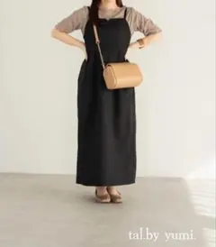 新品未使用しまむらtal.by yumi ジャンパースカートM ブラック