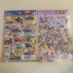 ぷっくりシール カーズ ソフィア プリンセス シール ダイソーのサムネイル