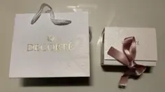 DECORTÉ ギフトボックス（空箱）と紙袋のセット
