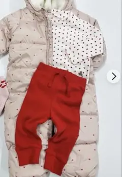 【試着のみ】baby GAP ハート柄セットアップ 3-6ヶ月