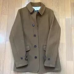 SHIPS ブラウン ピーコート 100%ウール　Mサイズ