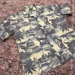 SUN SURF 美品 NEW YORK 自由の女神 アロハシャツ XL