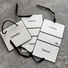 CHANEL ショップ袋・小箱セット　シャネルラッピングセット　リップ