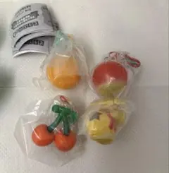 【未開封】フルーツキーホルダーコレクション　ベル　ベルぶくろ　どうぶつの森　4点