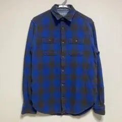 GAP ギャップ チェックシャツ ネルシャツ マチ フェード