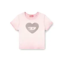 DIESEL Tシャツ ハート ピンク Mサイズのサムネイル