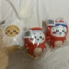 ちいかわ たこイカくじ C賞 ハチワレ うさぎ ぬいぐるみ 3種 セット