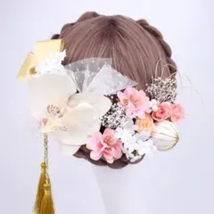 花髪飾り18点セット和装着物浴衣ヘアアクセサリー成人式花嫁結婚式卒業式入学式