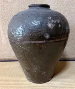 明治～昭和初期 常滑焼 焼酎瓶 焼酎甕 置物 花器 花瓶 壺 酒器 レア 華