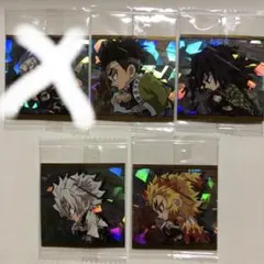 鬼滅の刃　ディフォルメシールウエハース　其ノ六　5枚セット