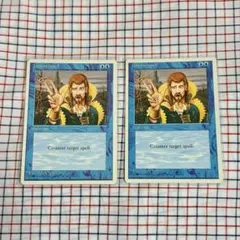 MTG 4ED 4版 対抗呪文/Counterspell 英語 4枚 - メルカリ