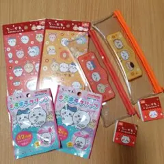 【匿名配送】ちいかわグッズセット キラキラシール ペンケース キラキラクリップ