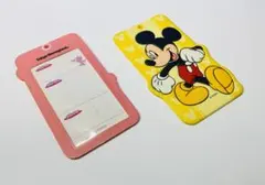 希少　レトロ　ディズニーランドパスケース ・ミッキーマウス ・ミニーマウス