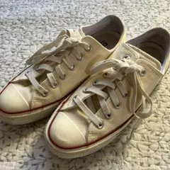 CONVERSE アイボリー　100周年モデル　コンバース