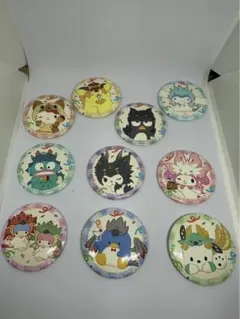 モンハン大狩猟展　サンリオ缶バッジ　フルコンプ20周年　300円オークション