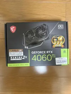 MSI GeForce RTX 4060 Ti VENTUS 2X