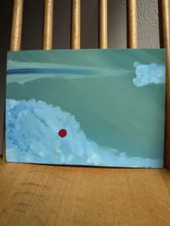 【これはなんだ。ゾウ！】　アクリル画　原画　動物　抽象画　キャンバスボード