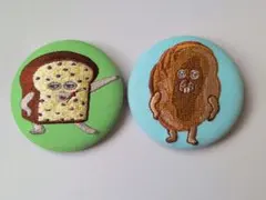 パンどろぼう 刺繍バッジセット
