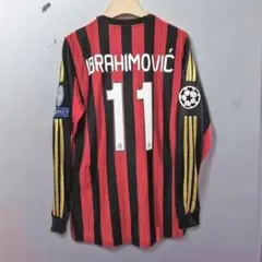 13/14 ACミラン Ibrahimović 11番 長袖 シャツ