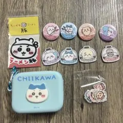 ちいかわグッズまとめ売りセット ちいかわレストランフレークシールくら寿司コラボ等